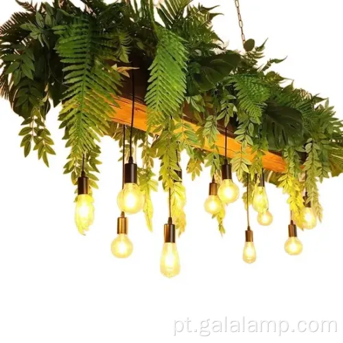 O elegante grande lustre LED para decoração de restaurante